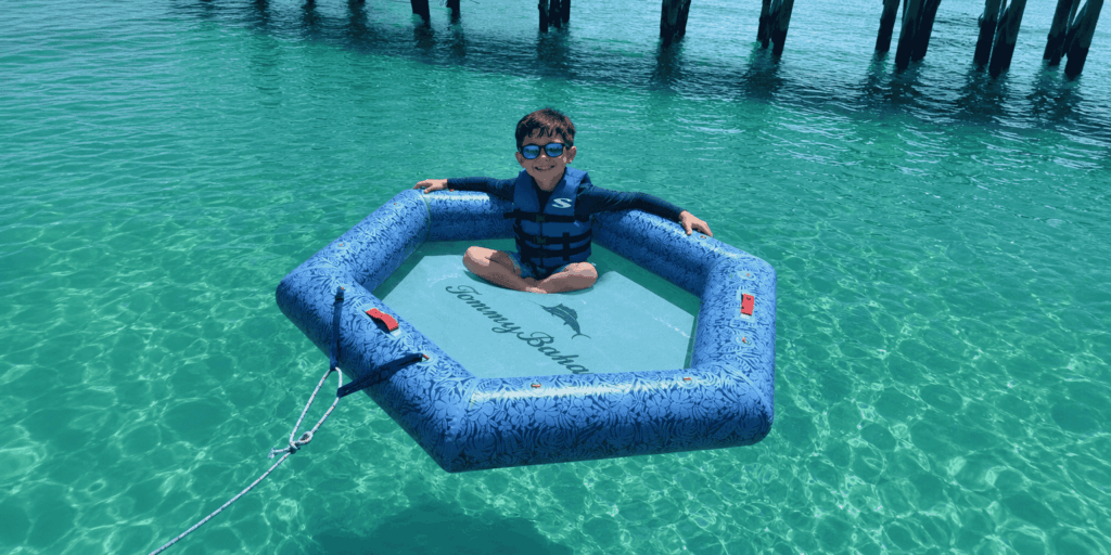 piscina flotante inflable